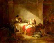 Jean-Honore Fragonard - Interior Scene